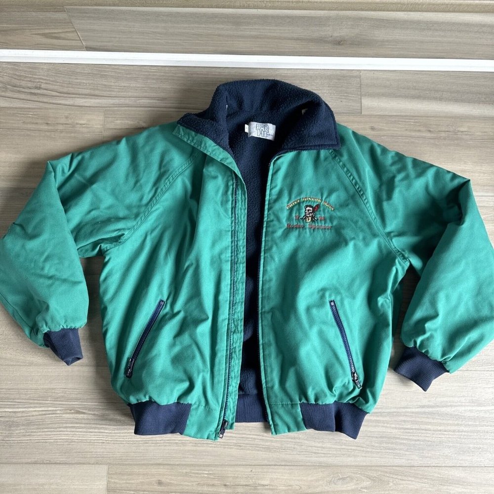 Vintage King Louie Chief Joseph Days Rodeo Sponsor Bomber Jacket‎ Sz L Made USA